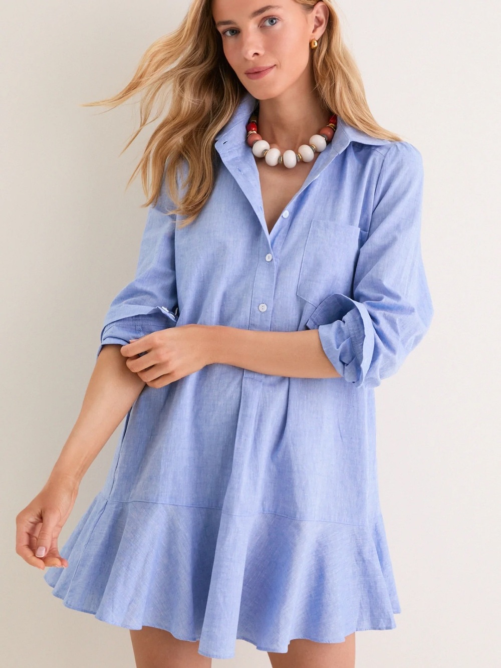 Tuckernuck Chambray Callahan Shirt Dress
